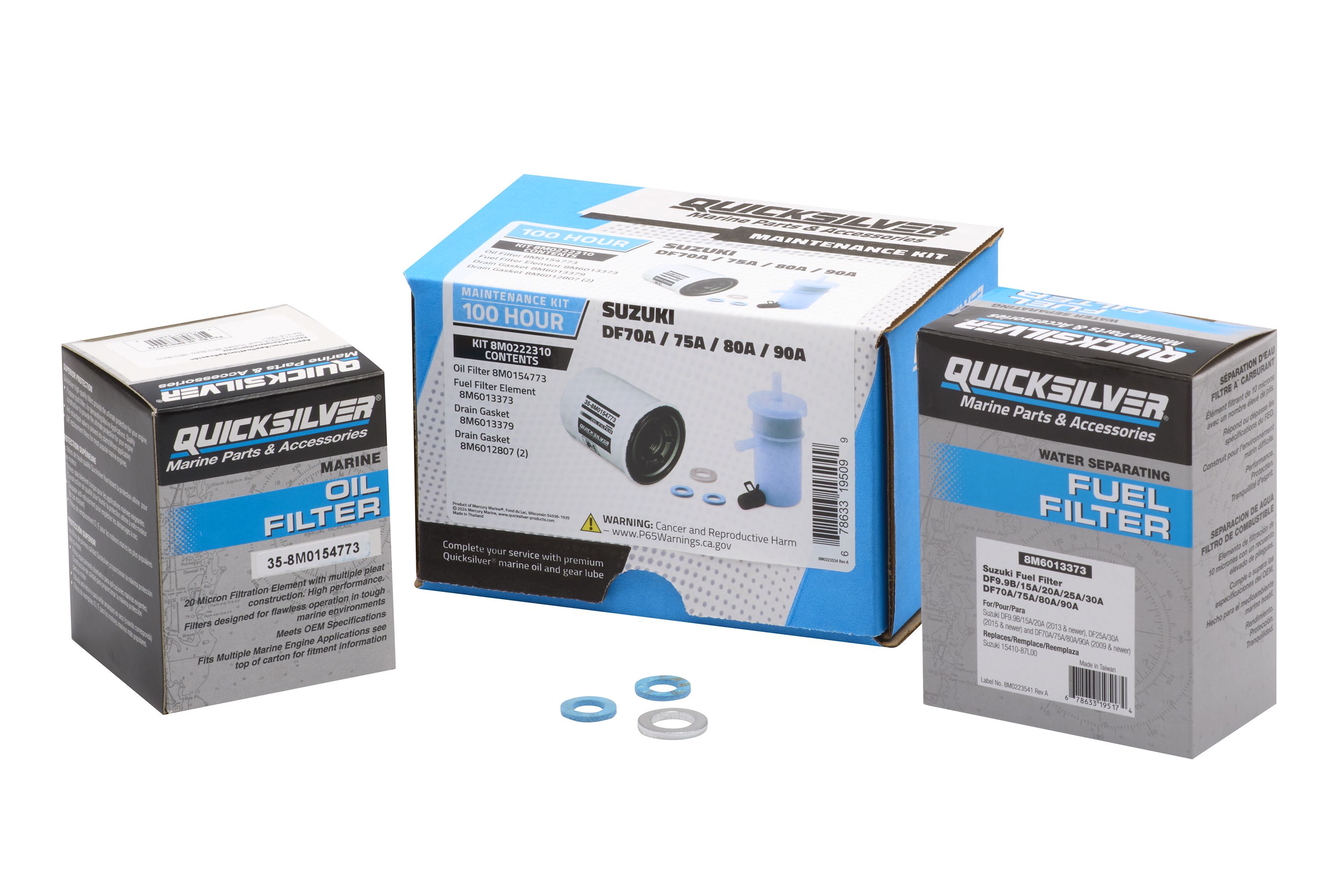Quicksilver Wartungskit Suzuki DF70A/75A/80A/90A