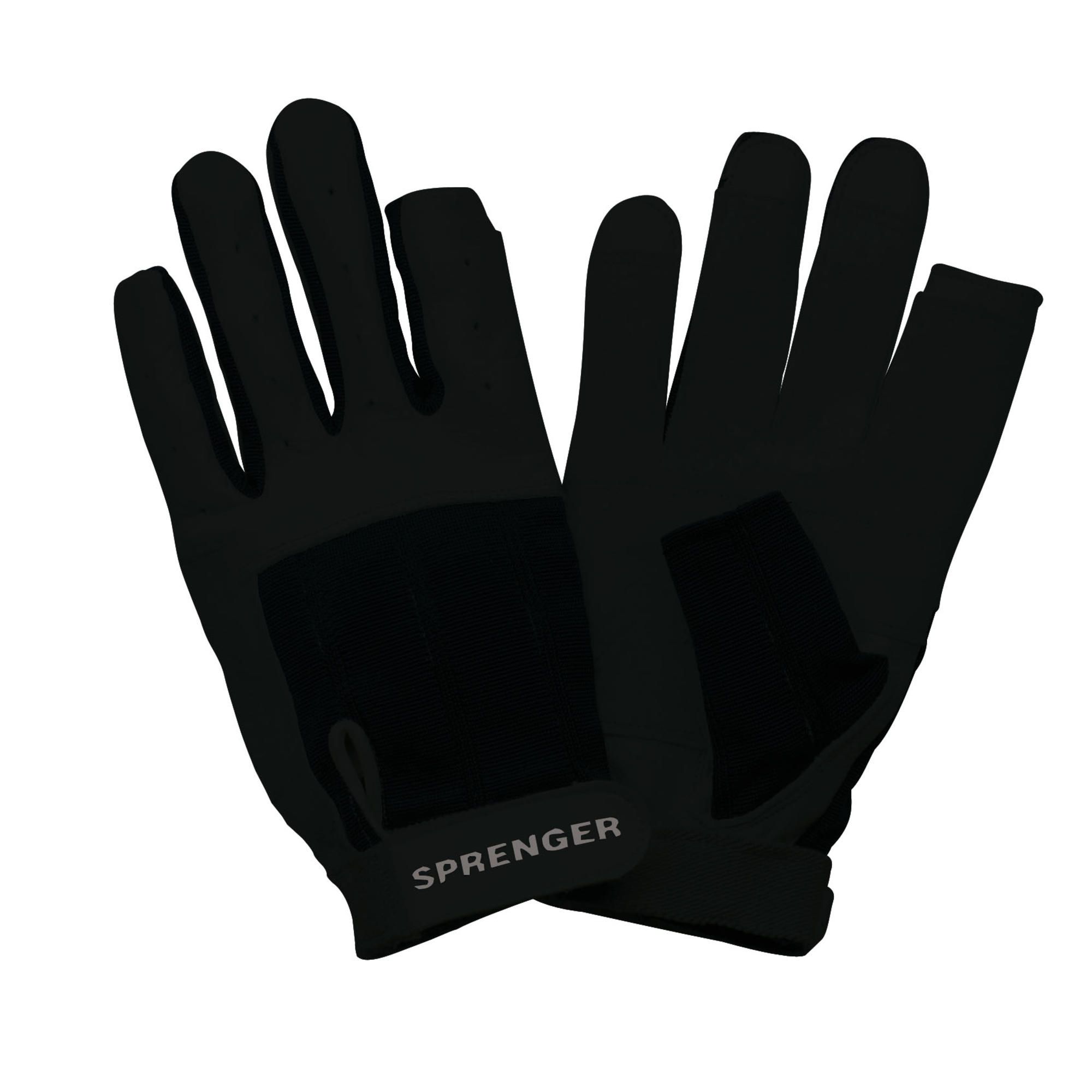 Sprenger Segel-Handschuhe - Ziegenleder, Daumen und Zeigefinger ohne Kuppen