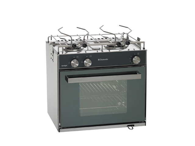 Dometic SunLight Backofen mit 2-flammiger Kochmulde 30mbar