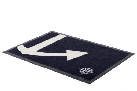 ARC Marine Fußmatte "Türmatte Anchor Black 60x40cm"