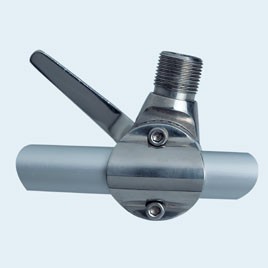 Glomex Relingshalterung RA 165 Edelstahl mit Hebel