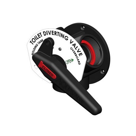 Trudesign Aquavalve Zweiwegehahn schwarz