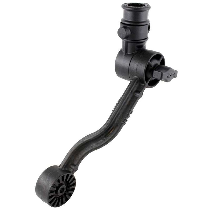 RAM Mounts Ratchet Verlängerungsarm (ca. 200 mm) für Angelrutenhalter - Verbundstoff