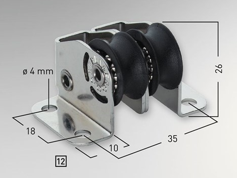 Sprenger 6mm Micro XS Stehblock doppelt