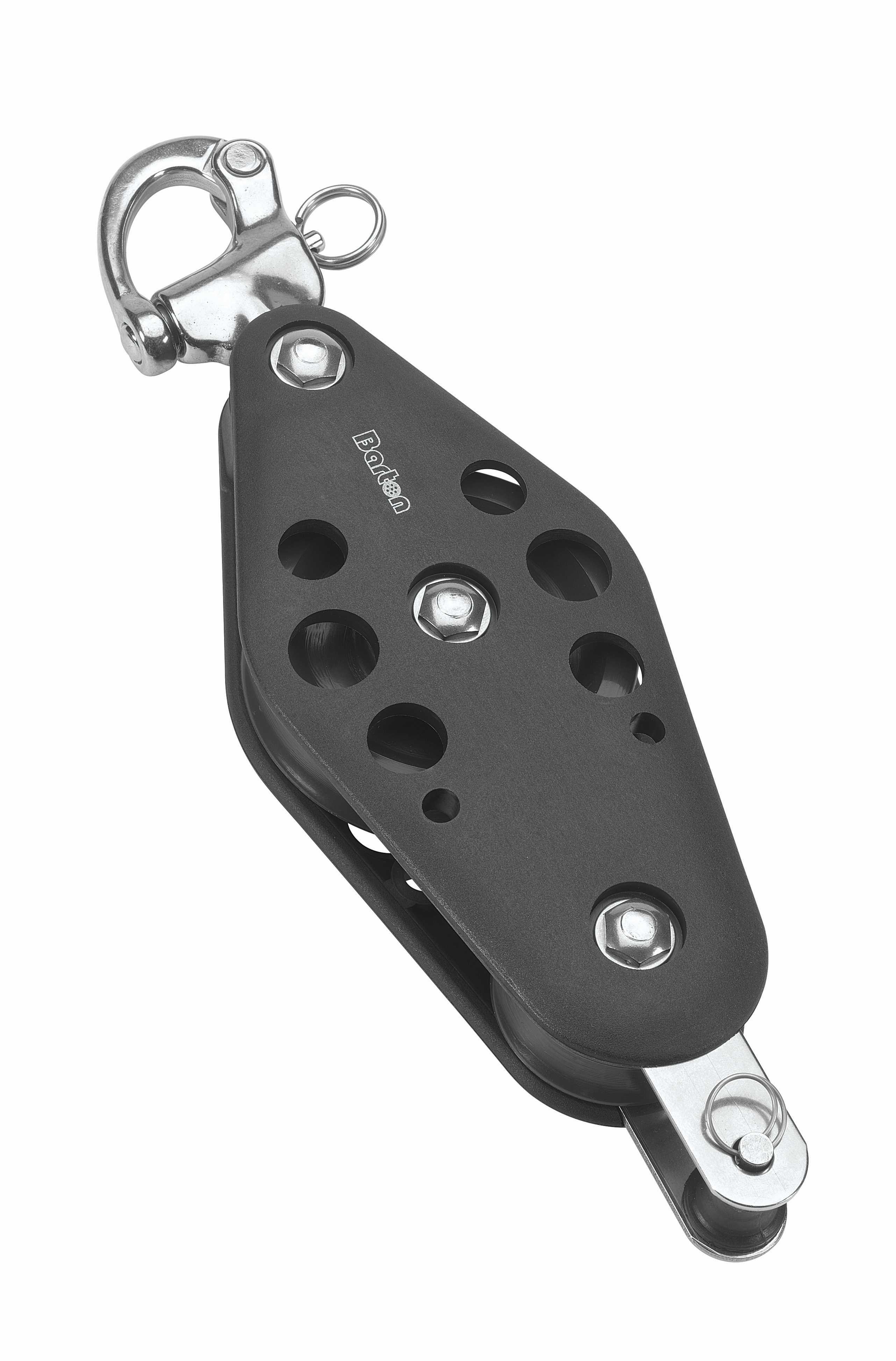 Barton Size 7 Gleitlagerblock Violine mit Schnappschäkel und Unterbügel