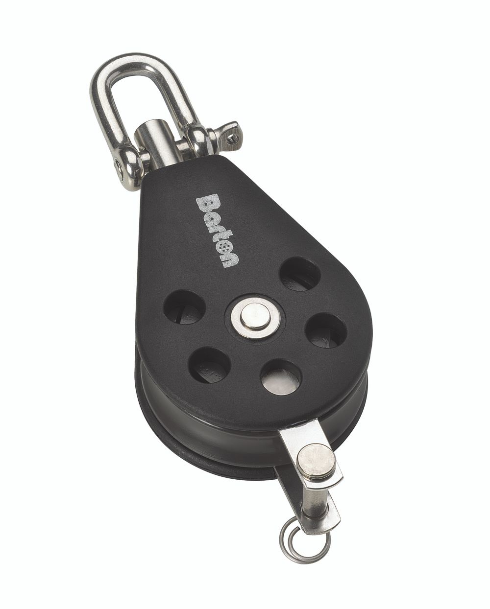 Barton Size 2 Gleitlagerblock einfach mit Wirbel und Hundsfott